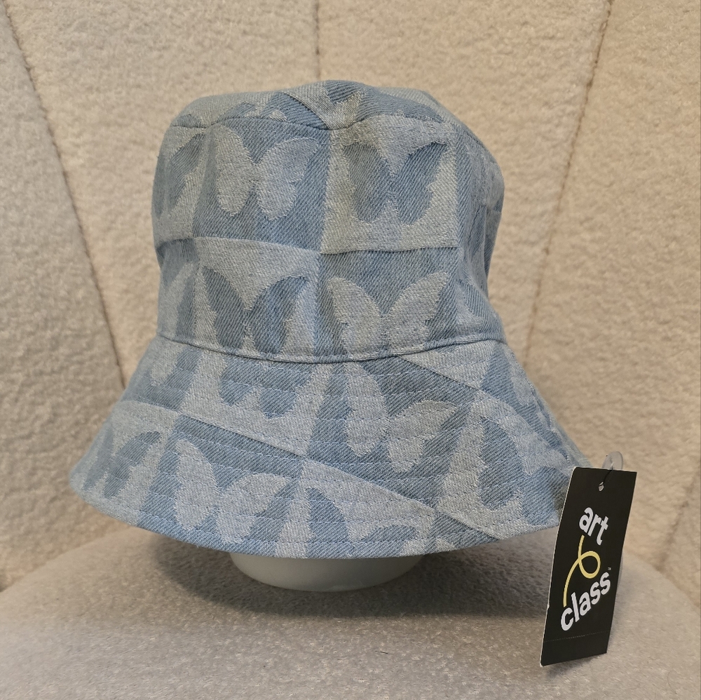 Blue Butterfly Bucket Hat
